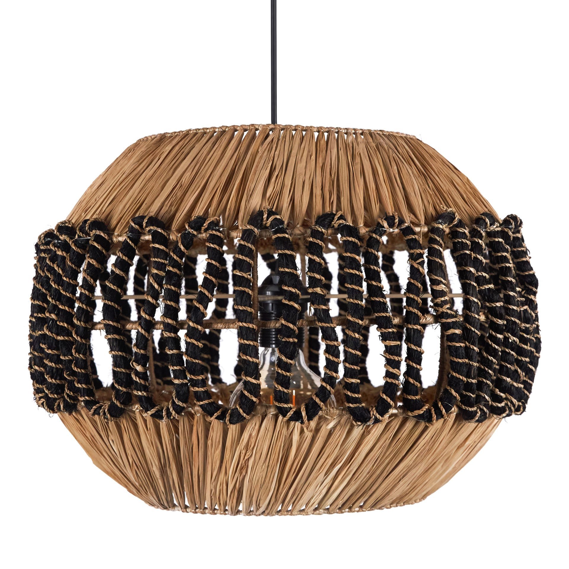 LOKİ SİSAL-ABAKA SARKIT 42X42X30CM OIA LIGHT