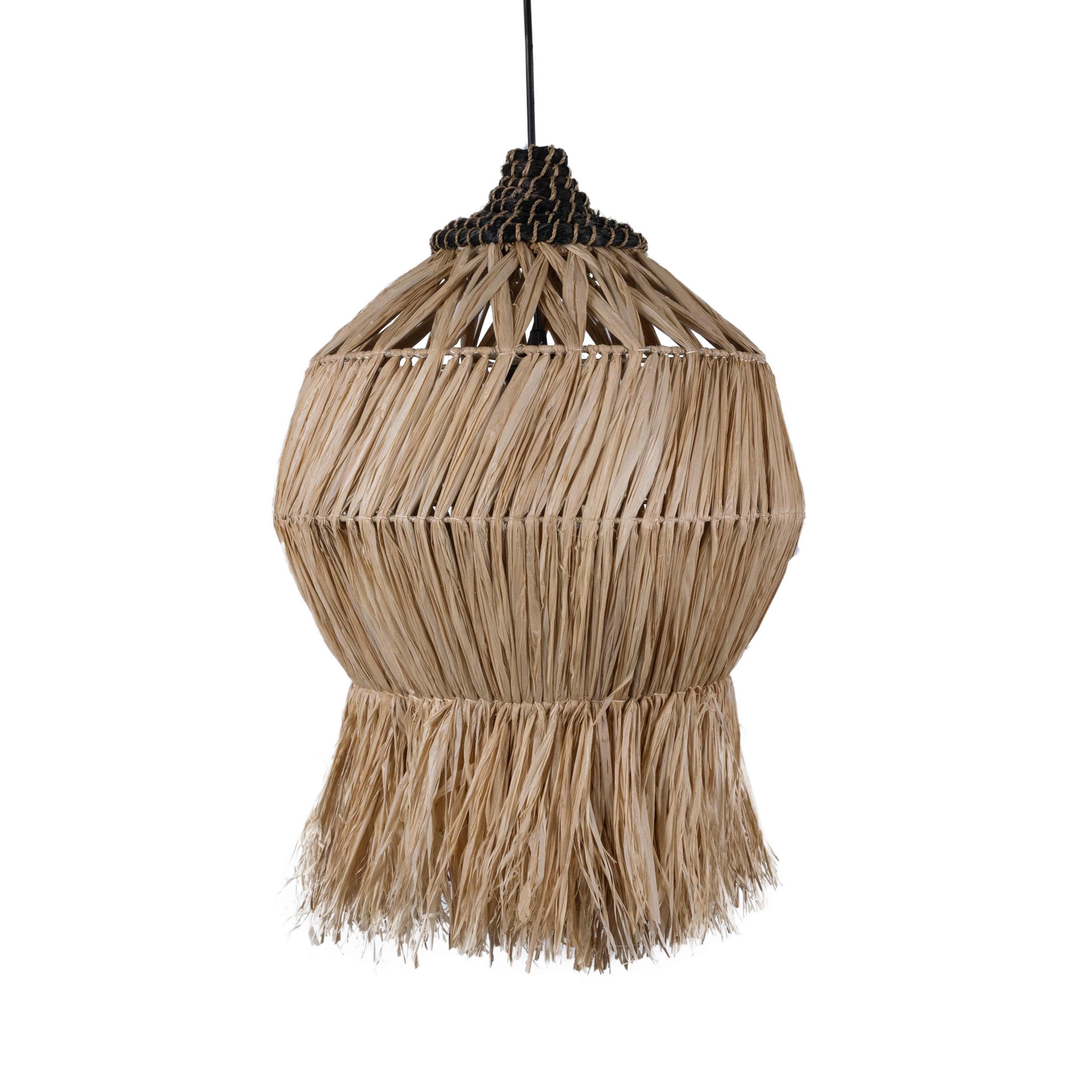 TREZENE SİSAL-ABAKA SARKIT 36X36X50CM OIA LIGHT