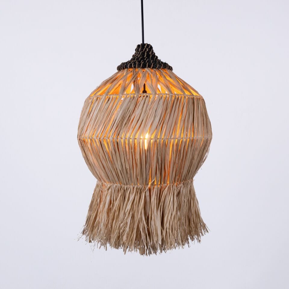 TREZENE SİSAL-ABAKA SARKIT 36X36X50CM OIA LIGHT