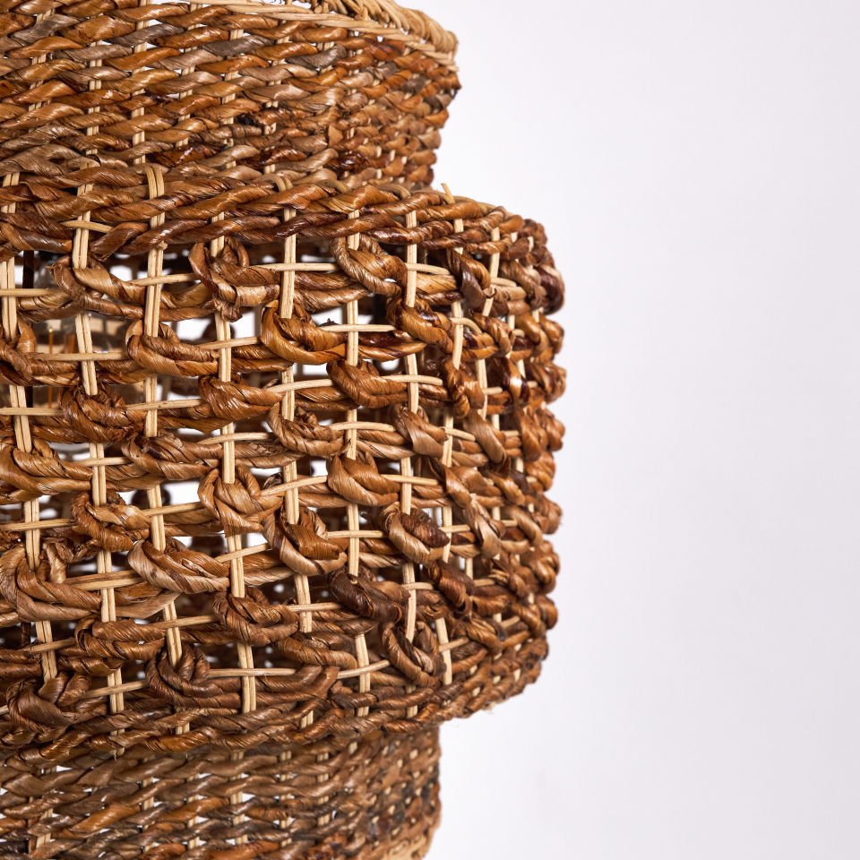 FLARE BANANA VE RATTAN SARKIT 53X53X45CM OIA LIGHT