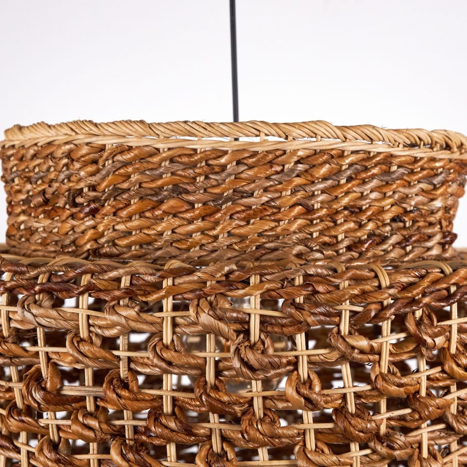 FLARE BANANA VE RATTAN SARKIT 53X53X45CM OIA LIGHT