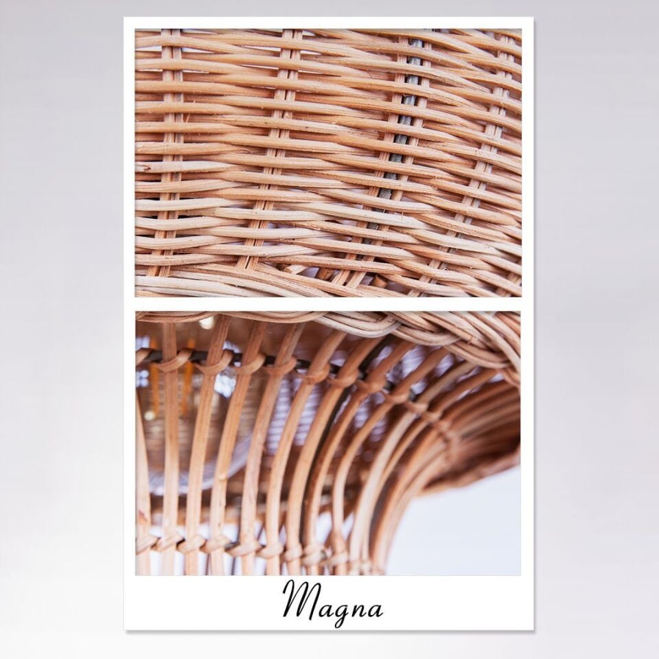 OLR40 MAGNA RATTAN SARKIT 45X45 CM OIA LIGHT
