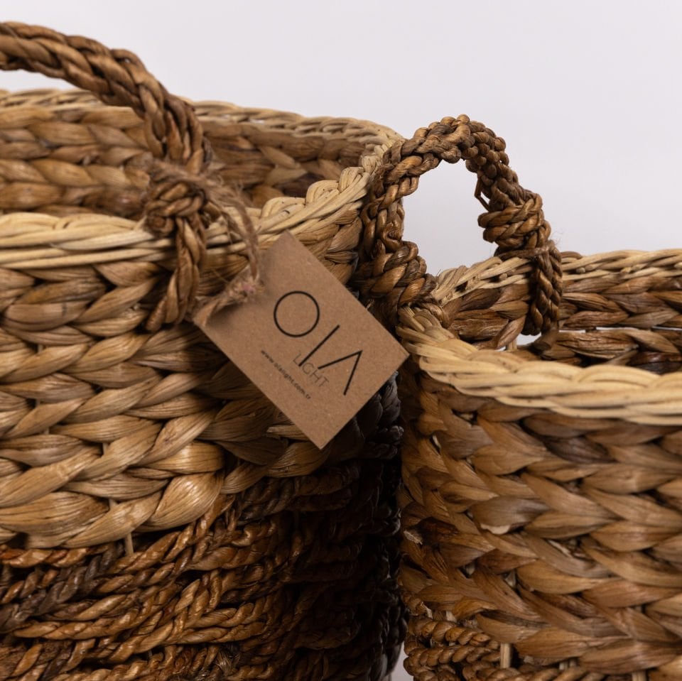 GREYLİNG SU SÜMBÜLÜ-RATTAN SEPET Ç:32CM,H:22CM OIA