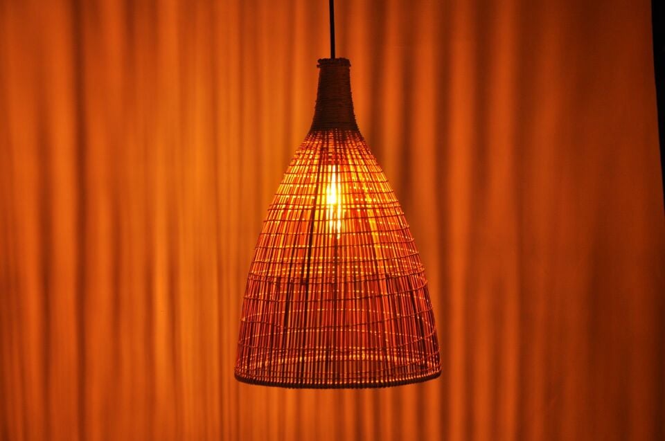 OLB82 TALİA BAMBU SARKIT 30X50 CM OIA LIGHT