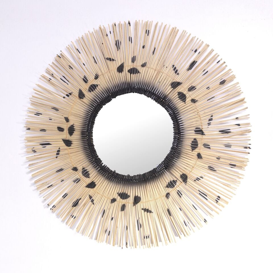 HARMONİA RATTAN AYNA ÇAP:100CM OIA LIGHT