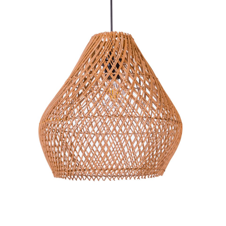 OLR280 LYRA RATTAN SARKIT 36X36 CM OIA LIGHT