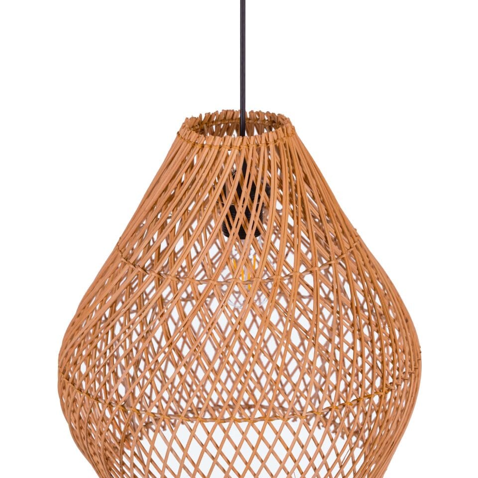 OLR280 LYRA RATTAN SARKIT 36X36 CM OIA LIGHT