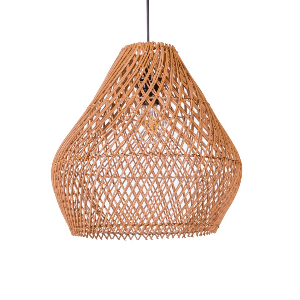 OLR280 LYRA RATTAN SARKIT 36X36 CM OIA LIGHT