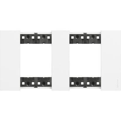 BTİCİNO POLİMER PLASTİK ÇERÇEVE, 2+2M, BEYAZ