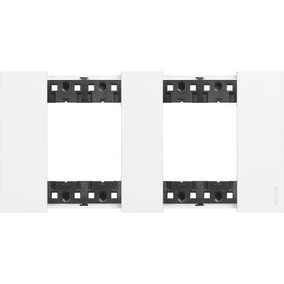 BTİCİNO POLİMER PLASTİK ÇERÇEVE, 2+2M, BEYAZ