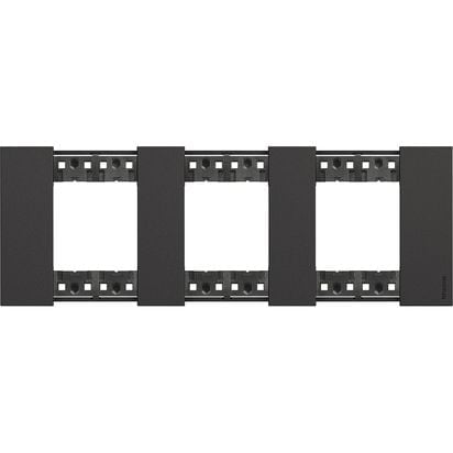 BTİCİNO POLİMER PLASTİK ÇERÇEVE, 2+2+2M, SİYAH