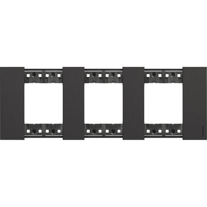 BTİCİNO POLİMER PLASTİK ÇERÇEVE, 2+2+2M, SİYAH