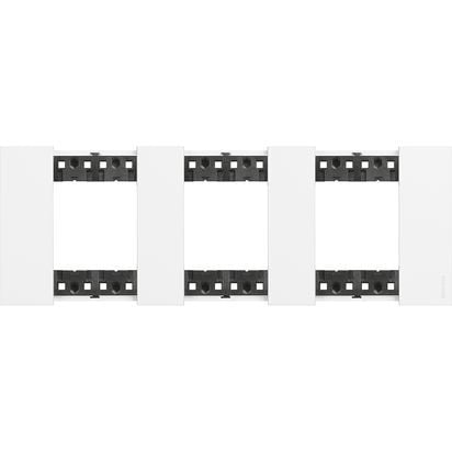 BTİCİNO POLİMER PLASTİK ÇERÇEVE, 2+2+2M, BEYAZ