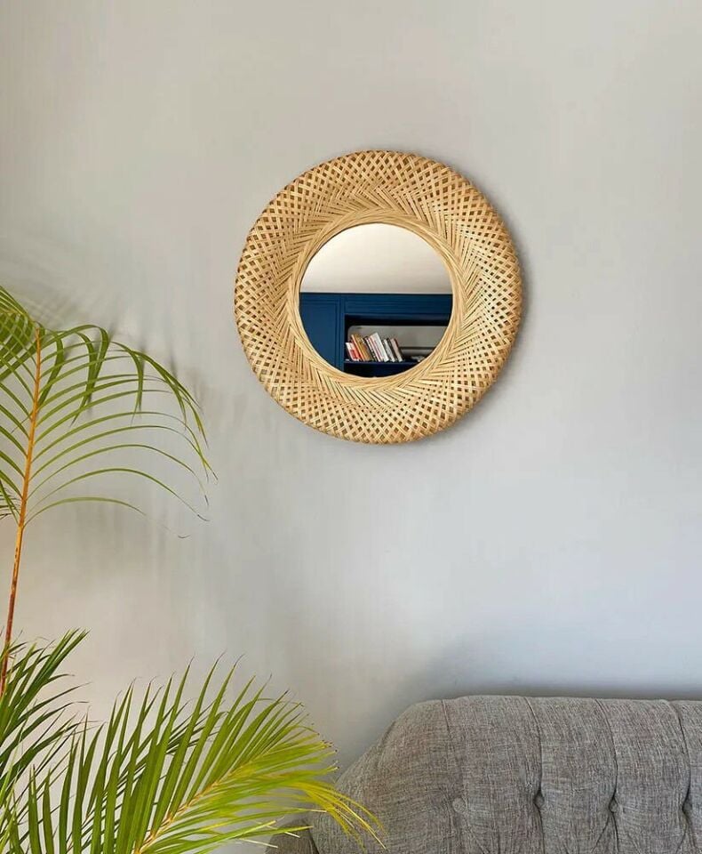 OLB145 ESTELA BAMBU AYNA ÇAP : 52 CM OIA LIGHT